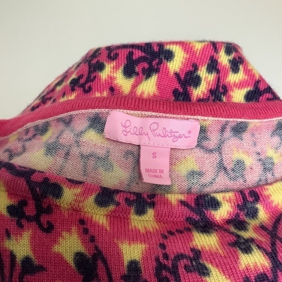 Lilly Pulitzer Anna Azalea 100% Merino Wool Tunic Sweater S - Picture 6 of 15